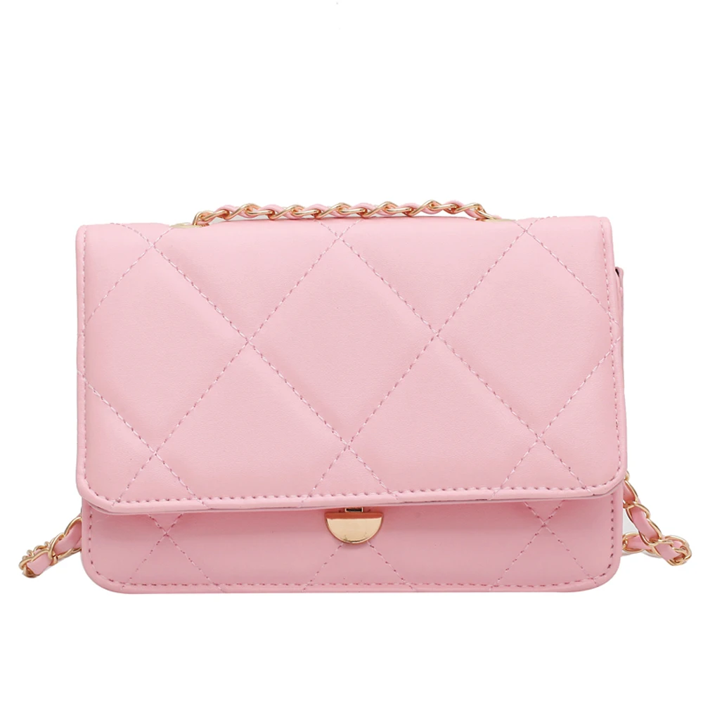 Women's Messenger Bag PU Leather Chain Lingge 2021 New Simple Fashion Shoulder Straddle Bag Women Handbag or Girl's Purse
Women's Messenger Bag PU Leather Chain Lingge 2021 New Simple Fashion Shoulder Straddle Bag Women Handbag or Girl's Purse