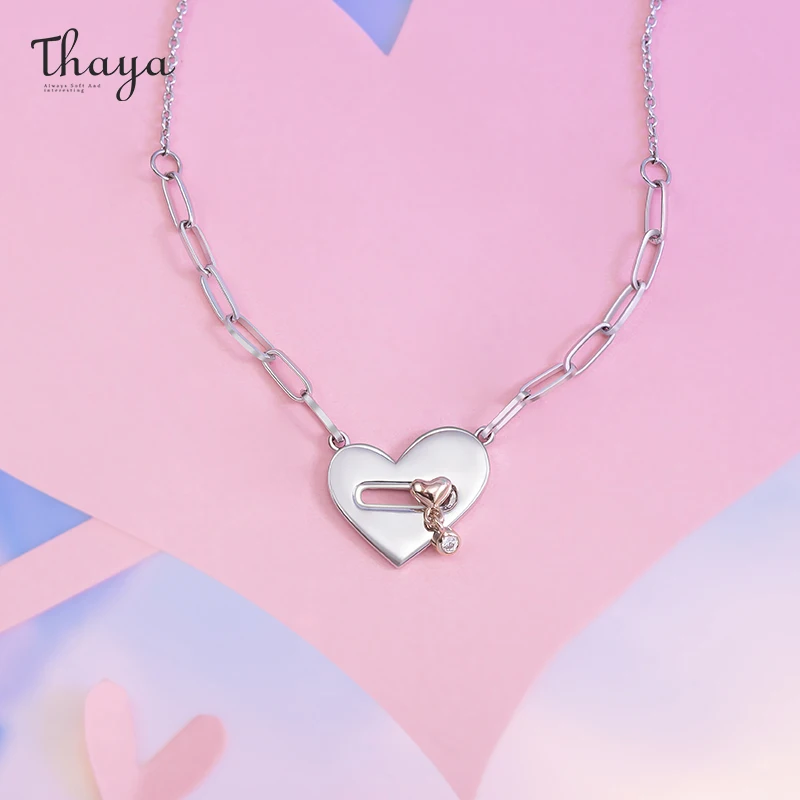 Thaya Fashion Multi Layer Lock Rose Gold Pendants Necklaces For Women Pink Crystal Heart Chokers 2020 Trendy New Jewelry Gift
Thaya Fashion Multi Layer Lock Rose Gold Pendants Necklaces For Women Pink Crystal Heart Chokers 2020 Trendy New Jewelry Gift