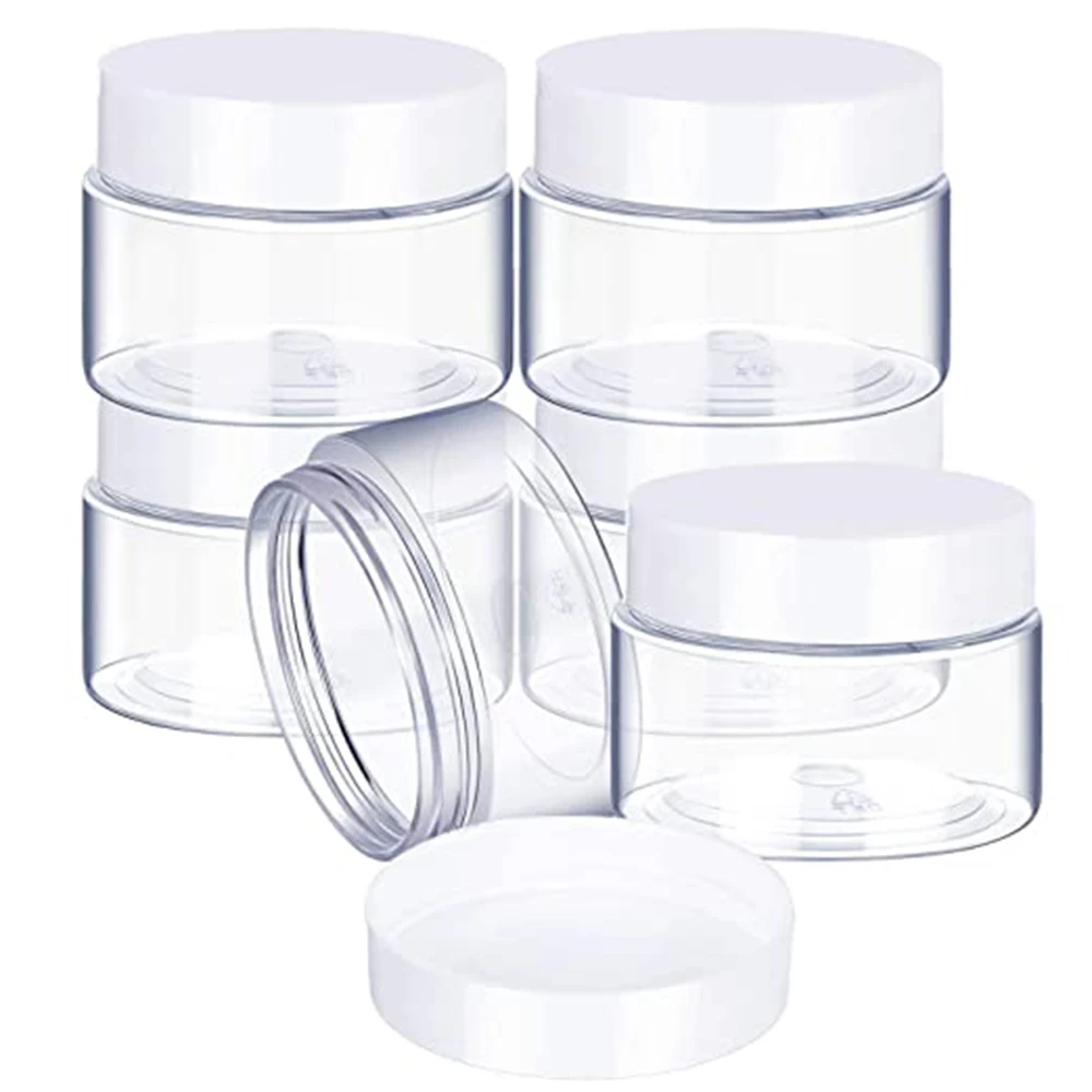 30ml/40ml/50ml/60ml/80ml Clear Plastic Jar With Lids Refillable Empty Cosmetic Containers Jar For Travel Storage Make Up
30ml/40ml/50ml/60ml/80ml Clear Plastic Jar With Lids Refillable Empty Cosmetic Containers Jar For Travel Storage Make Up