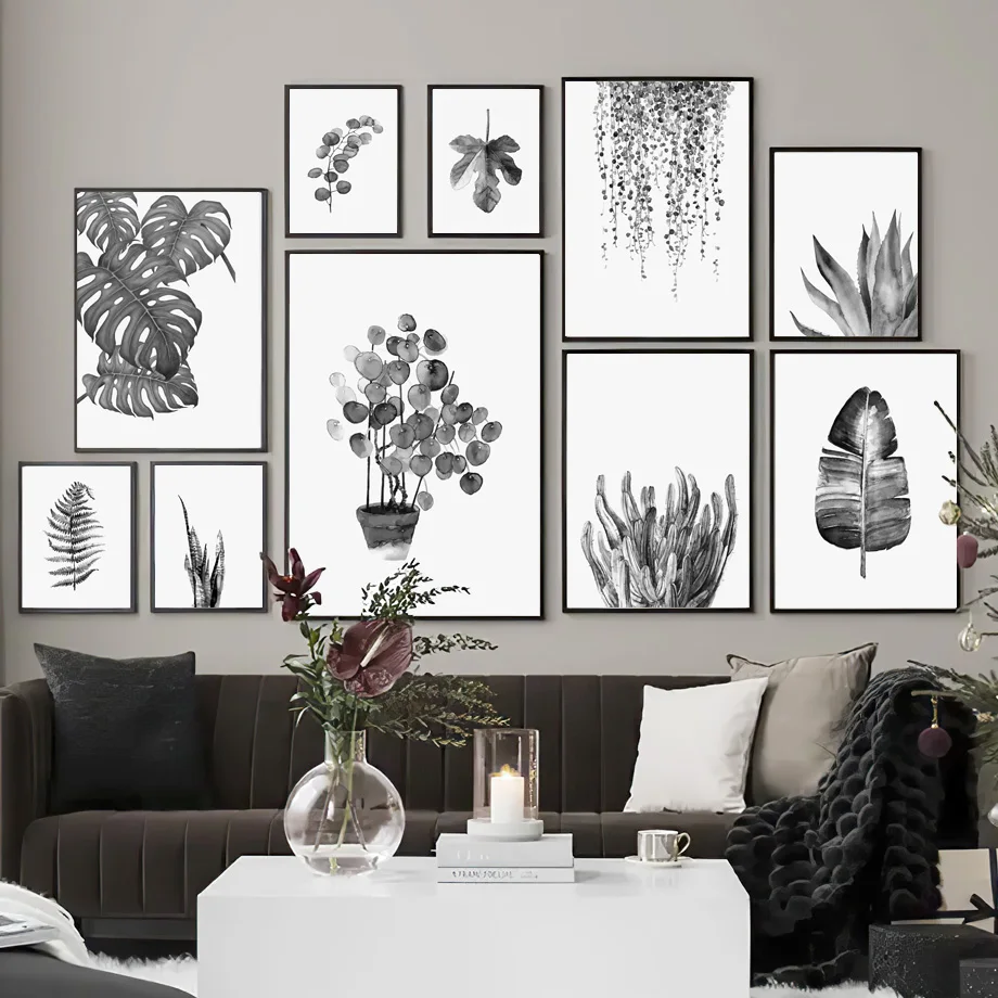 Minimalism Black White Plant Leaf Wall Art Canvas Painting Nordic Posters And Prints For Living Room Home DecorWall Pictures
Minimalism Black White Plant Leaf Wall Art Canvas Painting Nordic Posters And Prints For Living Room Home DecorWall Pictures
