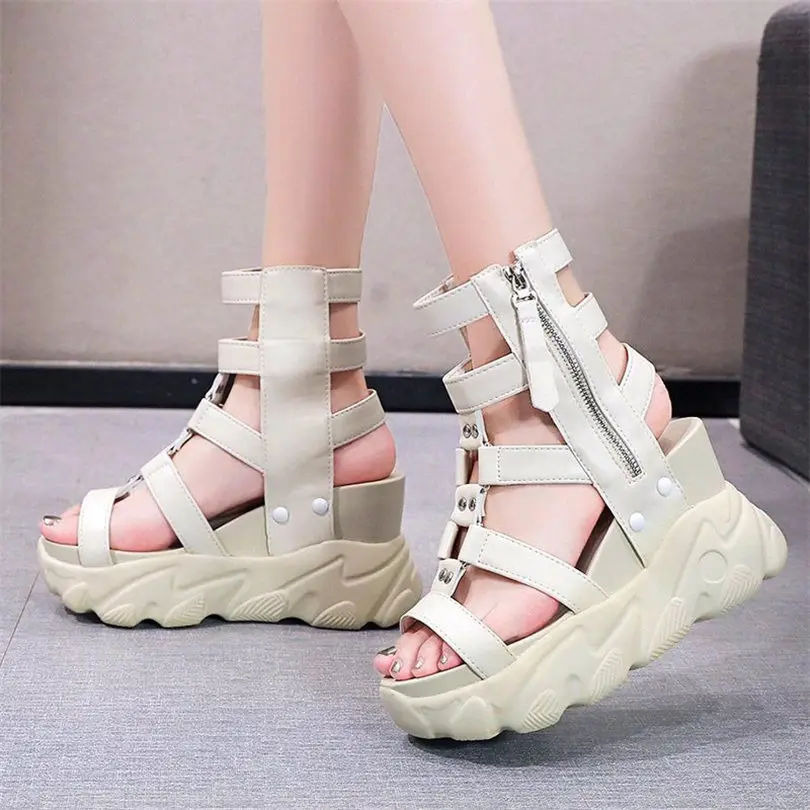 Punk Goth Women Platform Wedge High Heel Gladiator Sandals Ankle Boots Summer Creepers Girls Boots 34 35 36 37 38 39
Punk Goth Women Platform Wedge High Heel Gladiator Sandals Ankle Boots Summer Creepers Girls Boots 34 35 36 37 38 39