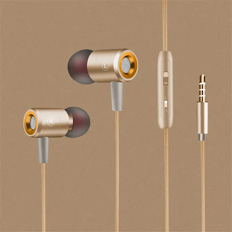 Metals Powerful Bass In-Ear Microphone Judgments For Mobile Phone 3.5mm Jack Universal Music Wired Audio Headphones
Metals Powerful Bass In-Ear Microphone Judgments For Mobile Phone 3.5mm Jack Universal Music Wired Audio Headphones
