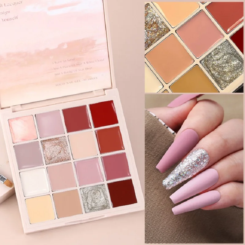 16 Colors Solid Cream Nail Gel Polish Colors Gel Nail For Manicure Paint Nail Art Soak Off UV LED Gel Varnish
16 Colors Solid Cream Nail Gel Polish Colors Gel Nail For Manicure Paint Nail Art Soak Off UV LED Gel Varnish