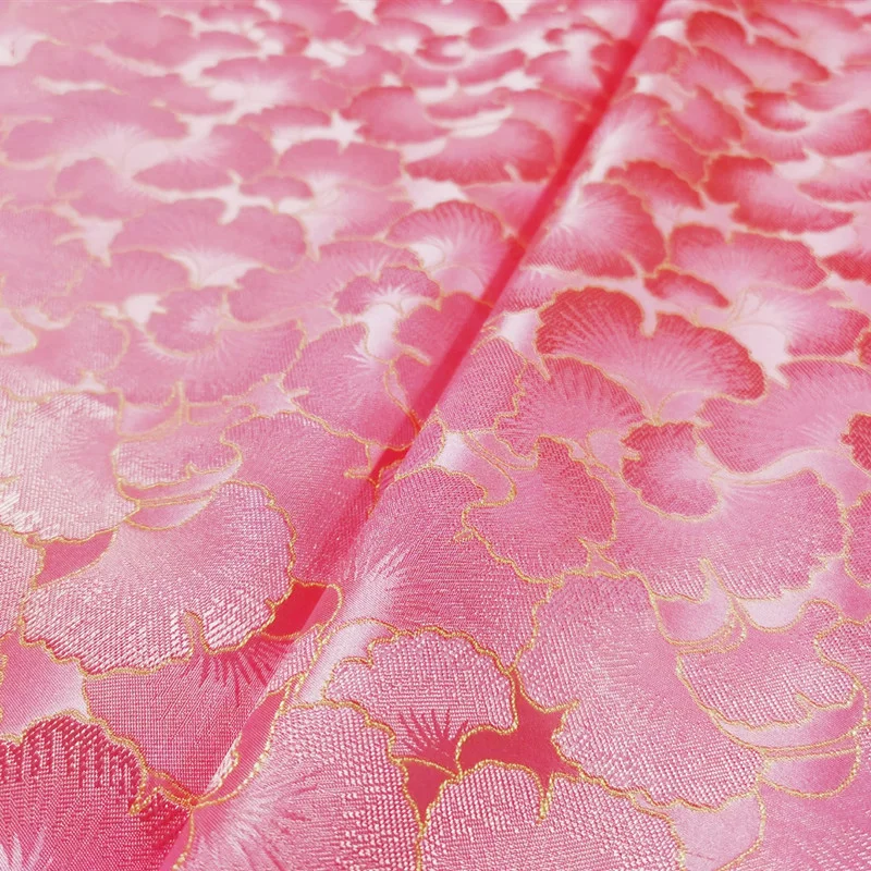 100*75cm Ginkgo Pattern Jacquard Brocade Fabrics For Satin Dress Designer Sewing Cheongsam Kimono Garment Diy Patchwork Material
100*75cm Ginkgo Pattern Jacquard Brocade Fabrics For Satin Dress Designer Sewing Cheongsam Kimono Garment Diy Patchwork Material