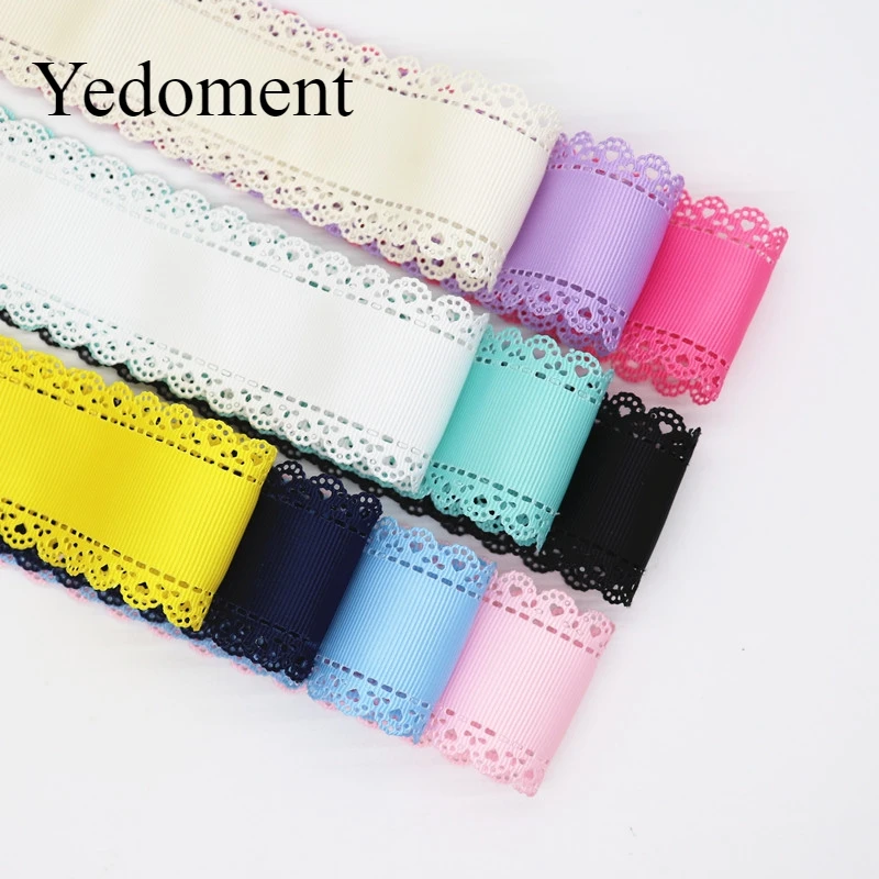 40MM 10 Yards Hollow Lace Grosgrain Ribbon Peach Heart Ribbon For Hair Bows DIY Crafts Handmade Accessories M19081601
40MM 10 Yards Hollow Lace Grosgrain Ribbon Peach Heart Ribbon For Hair Bows DIY Crafts Handmade Accessories M19081601