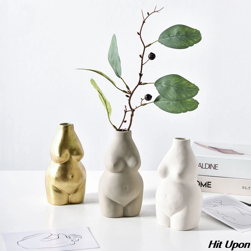 Resin Vases Body Art Bust Statue Flower Insert Ornaments Frosted Porcelain Crafts Creativity Vase Tabletop Vase Home Decoration
Resin Vases Body Art Bust Statue Flower Insert Ornaments Frosted Porcelain Crafts Creativity Vase Tabletop Vase Home Decoration
