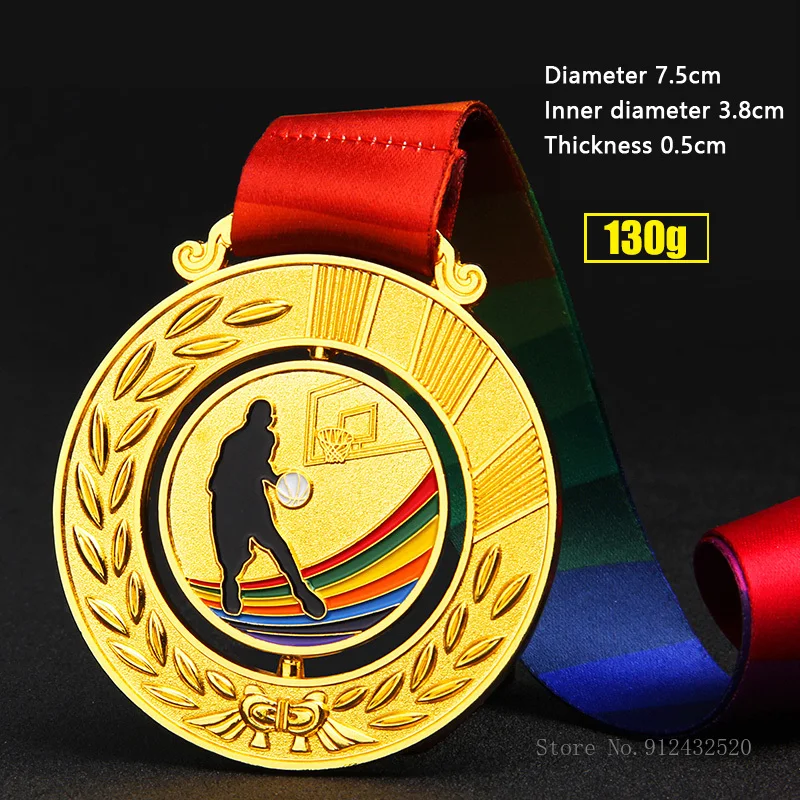 Customized 360-degree rotatable basketball medal tag gold, silver and bronze school sports game creative medal souvenir
Customized 360-degree rotatable basketball medal tag gold, silver and bronze school sports game creative medal souvenir