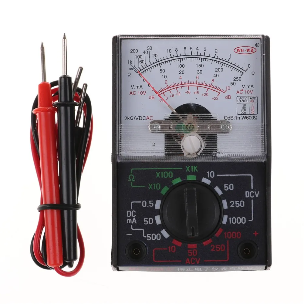 250V 1000V Voltmeter Multimeter Tester Mf-110a AC DC Voltage Ammeter Meter Indicator Measuring Instrument Electrician Tool
250V 1000V Voltmeter Multimeter Tester Mf-110a AC DC Voltage Ammeter Meter Indicator Measuring Instrument Electrician Tool