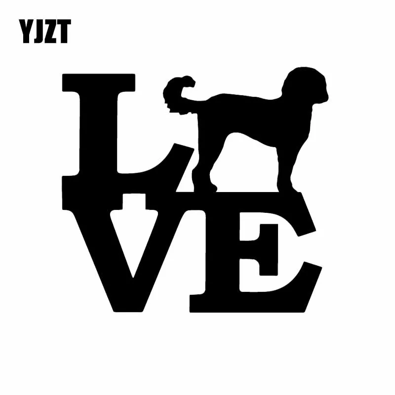 YJZT 13, 5 х12, 5 см Виниловая наклейка с изображением щенка на тему любви Автомобильная наклейка с забавным рисунком собаки из мультфильма черны...
YJZT 13, 5 х12, 5 см Виниловая наклейка с изображением щенка на тему любви Автомобильная наклейка с забавным рисунком собаки из мультфильма черны...