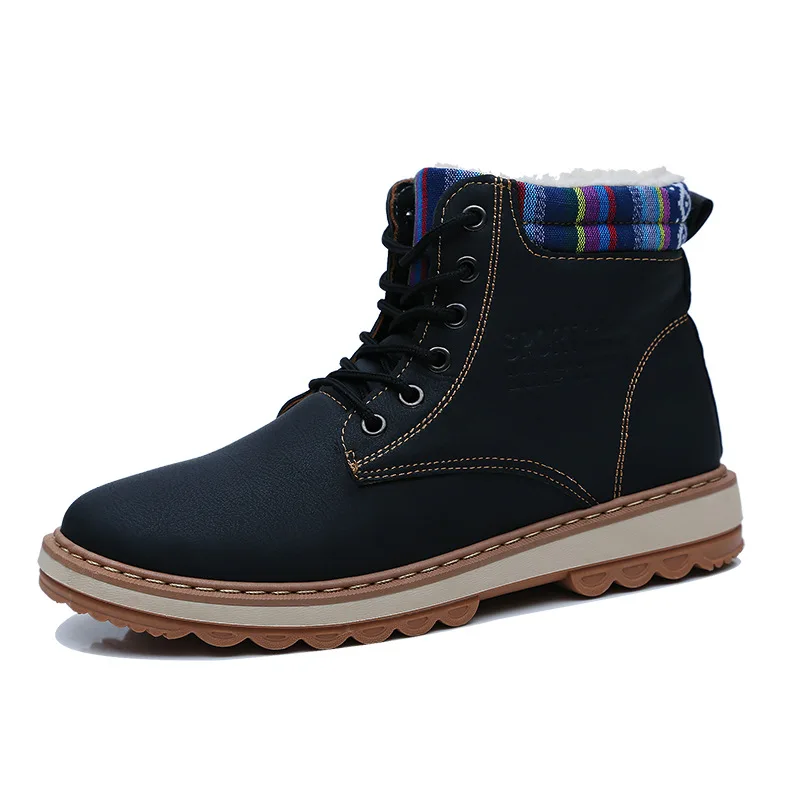 Winter new high - top thermal cotton shoes, thick boots, extra height and velvet men's shoes boots men black platform boots
Winter new high - top thermal cotton shoes, thick boots, extra height and velvet men's shoes boots men black platform boots