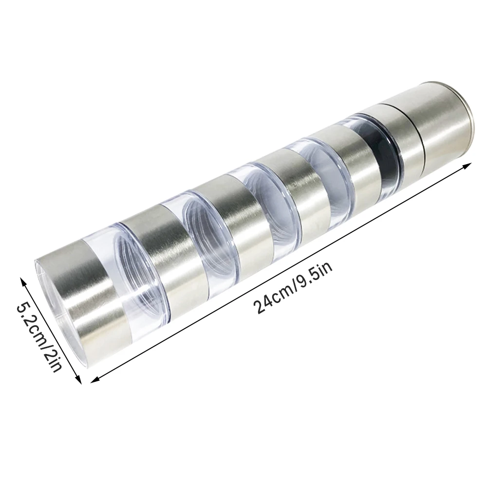 Kitchen Manual Pepper Mill Shaker Stainless Steel Manual Salt Pepper Mill Grinder Multi-Layers Pepper Mill Shaker Kitchen Tool
Kitchen Manual Pepper Mill Shaker Stainless Steel Manual Salt Pepper Mill Grinder Multi-Layers Pepper Mill Shaker Kitchen Tool