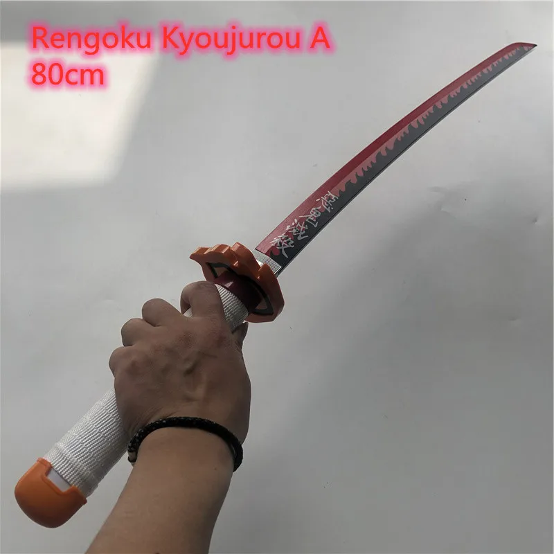 1:1 киметасу no Yaiba меч оружие убийца демонов Rengoku Kyoujurou косплей меч аниме ниндзя нож деревянная игрушка 80 см 
1:1 киметасу no Yaiba меч оружие убийца демонов Rengoku Kyoujurou косплей меч аниме ниндзя нож деревянная игрушка 80 см