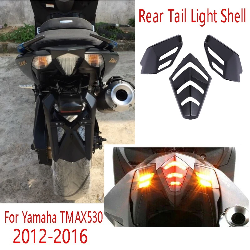 Motorcycle Turn Signal Light Cover Front Rear Tail Shell Flashing Light Cover for Yamaha TMAX530 2012-2016
Motorcycle Turn Signal Light Cover Front Rear Tail Shell Flashing Light Cover for Yamaha TMAX530 2012-2016