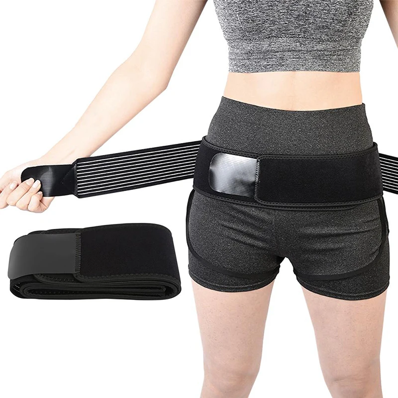 

Women Pelvic Support Belt Postpartum Belly Wrap Brace Band Stretchable Breathable Girdle Body Shaper Hip Lift Supports 10CM Wide