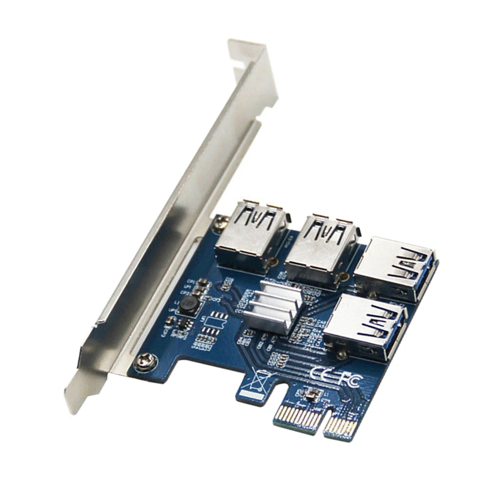 20Pcs PCI-E to PCI-E Adapter 1 Turn 4 PCI-Express Slot 1x to 16x USB 3.0 Special Riser Card PCIe Converter for
20Pcs PCI-E to PCI-E Adapter 1 Turn 4 PCI-Express Slot 1x to 16x USB 3.0 Special Riser Card PCIe Converter for