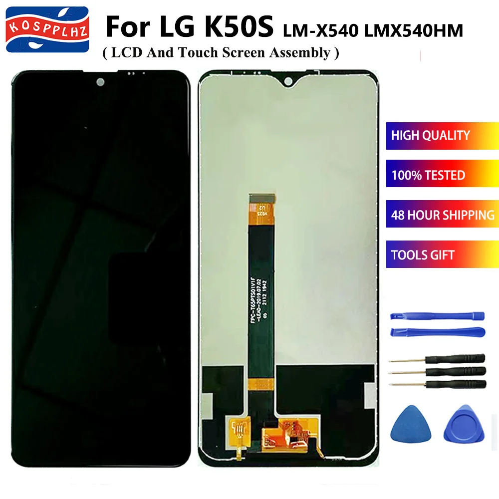 Оригинальный ЖК-дисплей KOSPPLHZ для LG K50S + сменный сенсорный экран в сборе для LG K50S LM-X540 LMX540HM LM-X540EMW k 50s LCD
Оригинальный ЖК-дисплей KOSPPLHZ для LG K50S + сменный сенсорный экран в сборе для LG K50S LM-X540 LMX540HM LM-X540EMW k 50s LCD