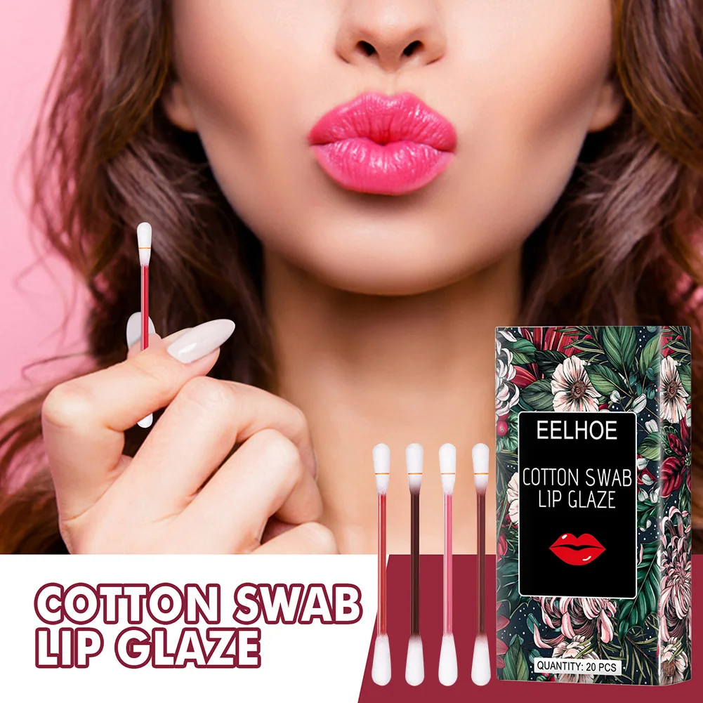 20PCS/Set Lipstick Cigarette Cotton Swab Lipstick Waterproof Non-Stick Liquid Lip Stick Easy to Carry for Party Date
20PCS/Set Lipstick Cigarette Cotton Swab Lipstick Waterproof Non-Stick Liquid Lip Stick Easy to Carry for Party Date