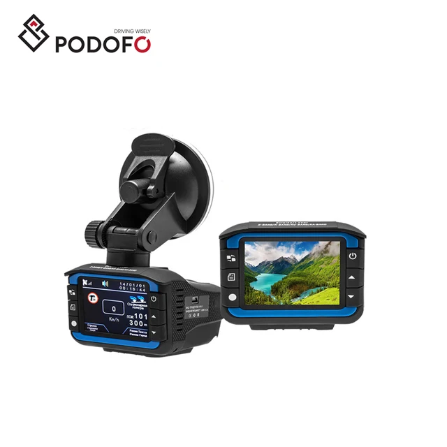Podofo Car DVR Radar Detector GPS Tracker 3 in 1Car Camera Video Recorder Russian Speed Anti Dash
Podofo Car DVR Radar Detector GPS Tracker 3 in 1Car Camera Video Recorder Russian Speed Anti Dash