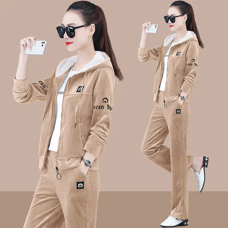 New Two-piece Women's Jacket And Long Pants Spring And Autumn Casual Style 2-Piece Set
New Two-piece Women's Jacket And Long Pants Spring And Autumn Casual Style 2-Piece Set