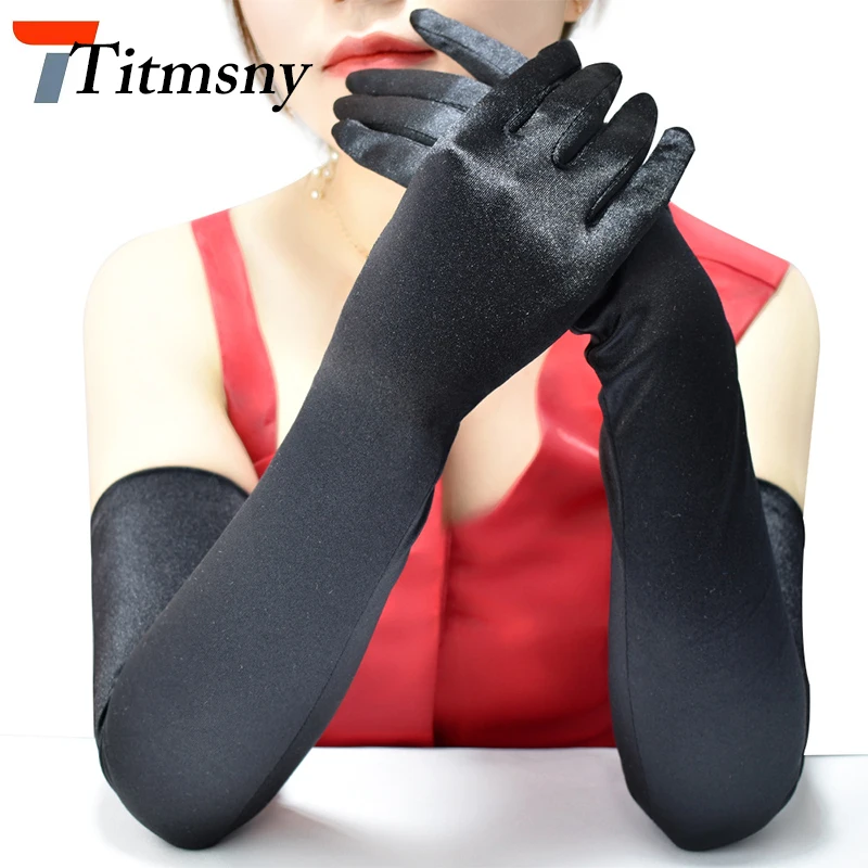 Модные сексуальные женские длинные атласные перчатки черные белые красные женские перчатки для вечевечерние НКИ выпускного вечера аксесс...
Модные сексуальные женские длинные атласные перчатки черные белые красные женские перчатки для вечевечерние НКИ выпускного вечера аксесс...