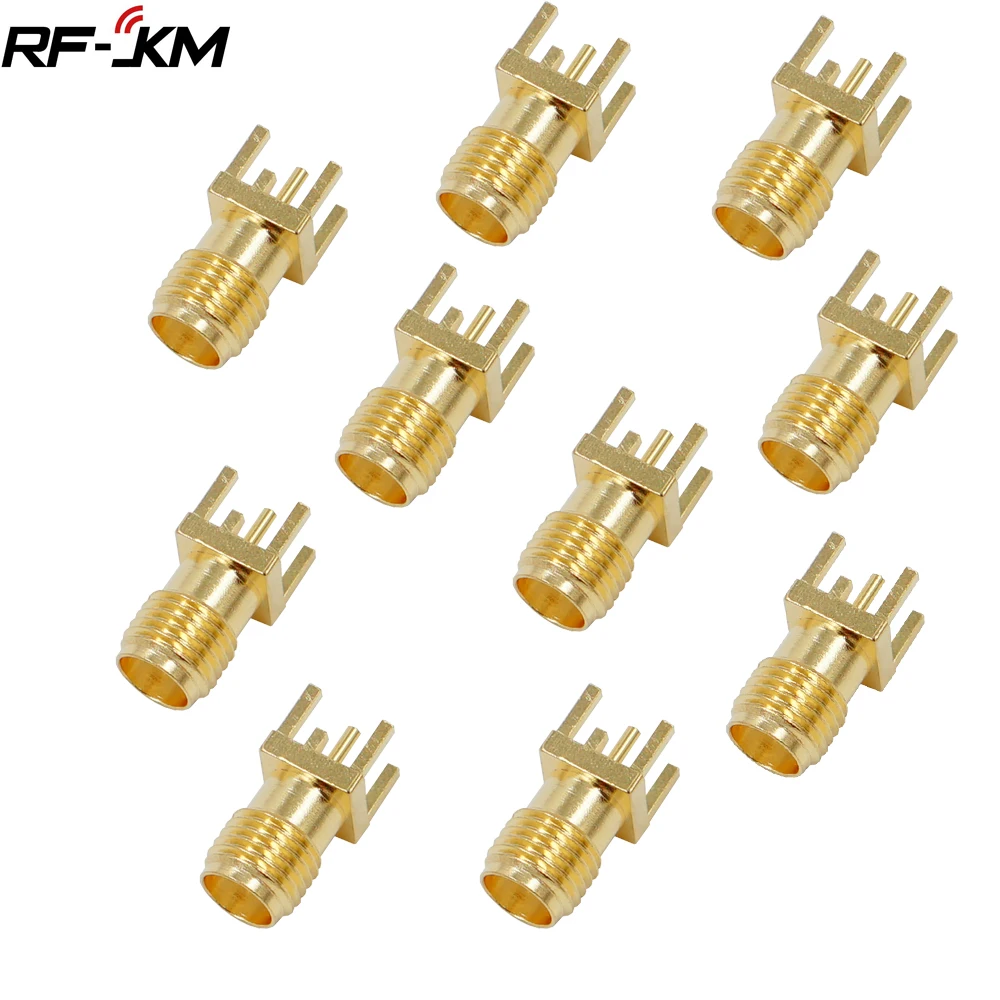 10Pcs SMA Female Jack Adapter Solder Edge PCB Straight Mount RF Copper Connector Plug Socket
10Pcs SMA Female Jack Adapter Solder Edge PCB Straight Mount RF Copper Connector Plug Socket