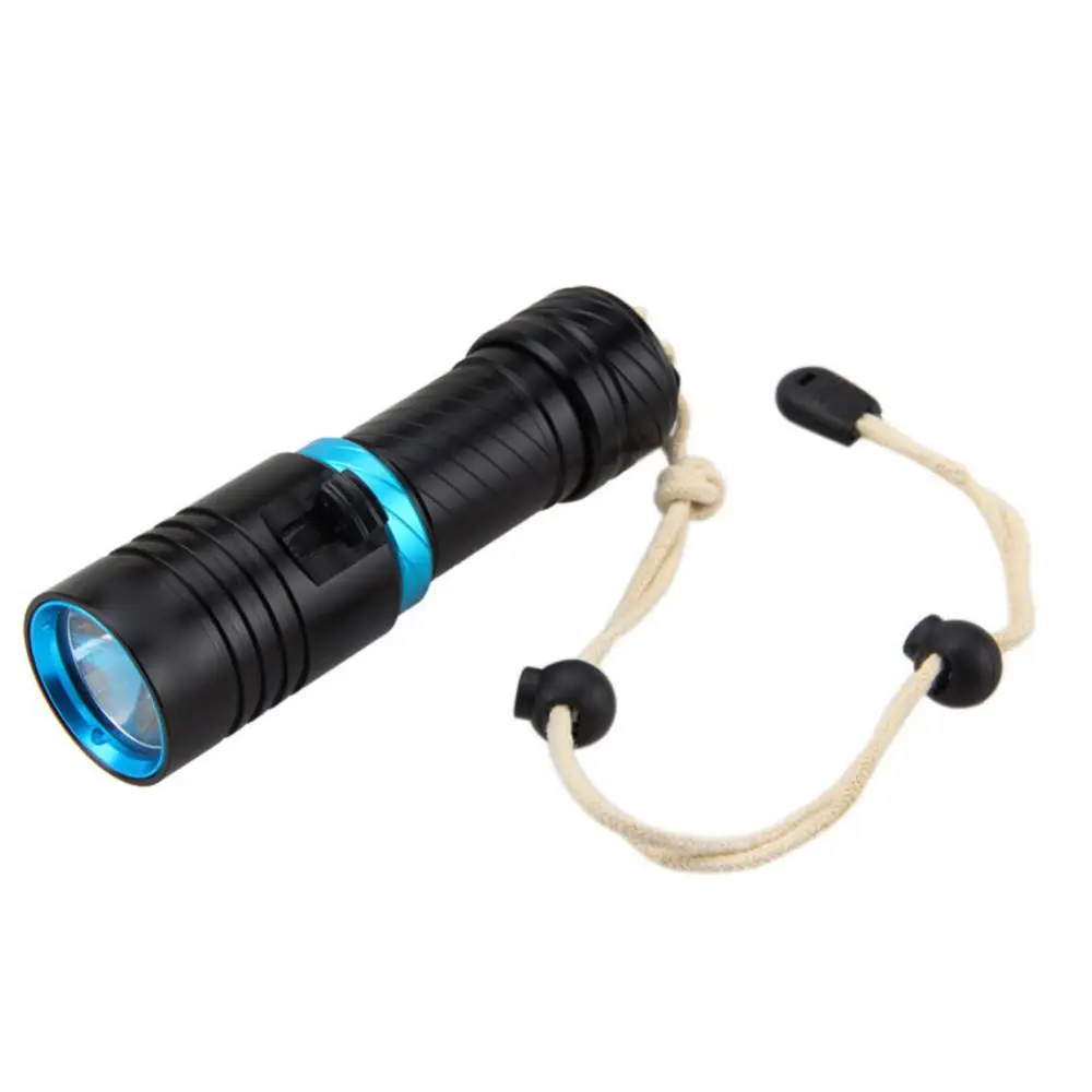 Diving flashlight waterproof underwater T6 LED outdoor diving snorkeling flashlight magnetic switch outdoor lighting flashlight 
Diving flashlight waterproof underwater T6 LED outdoor diving snorkeling flashlight magnetic switch outdoor lighting flashlight