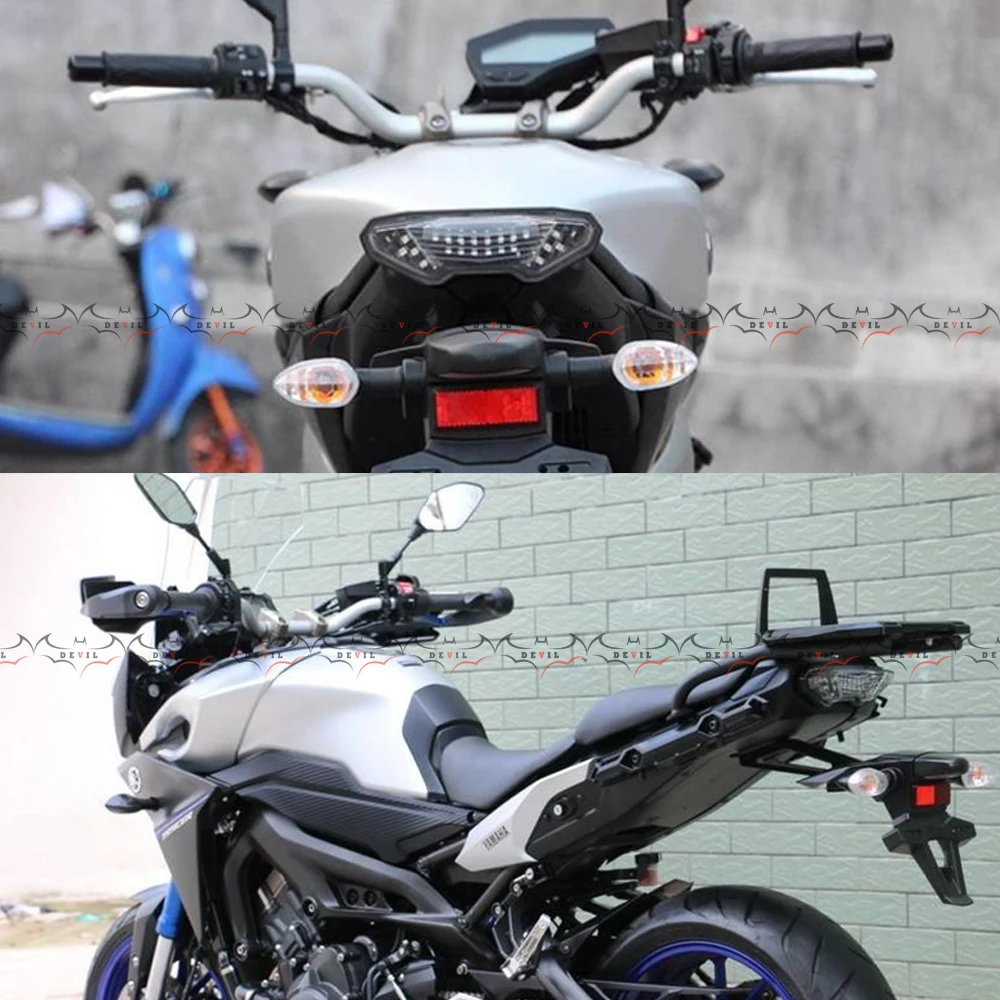 LED Tail Light Turn Signal For YAMAHA MT-09 FZ-09 14-16, FJ-09 MT09 Tracer 900/GT MT10 FZ10 15-20 motorcycle light Accessories
LED Tail Light Turn Signal For YAMAHA MT-09 FZ-09 14-16, FJ-09 MT09 Tracer 900/GT MT10 FZ10 15-20 motorcycle light Accessories