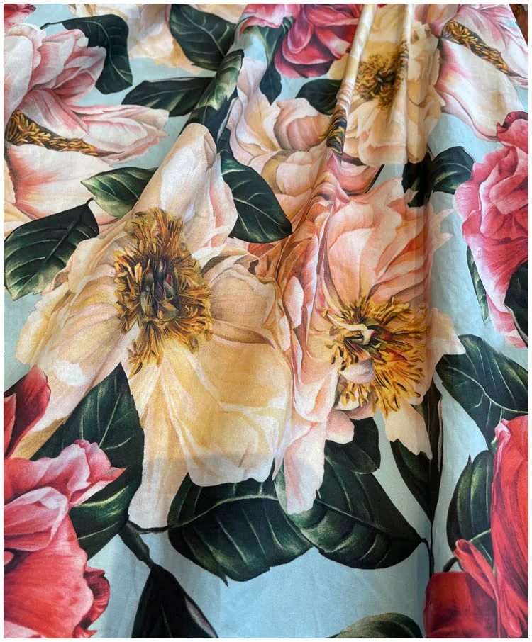 High Quality 100% Cotton 2021 New Summer Women Dress Runway Retro Red Camellia Flower Print V-neck Party Pretty Dress
High Quality 100% Cotton 2021 New Summer Women Dress Runway Retro Red Camellia Flower Print V-neck Party Pretty Dress