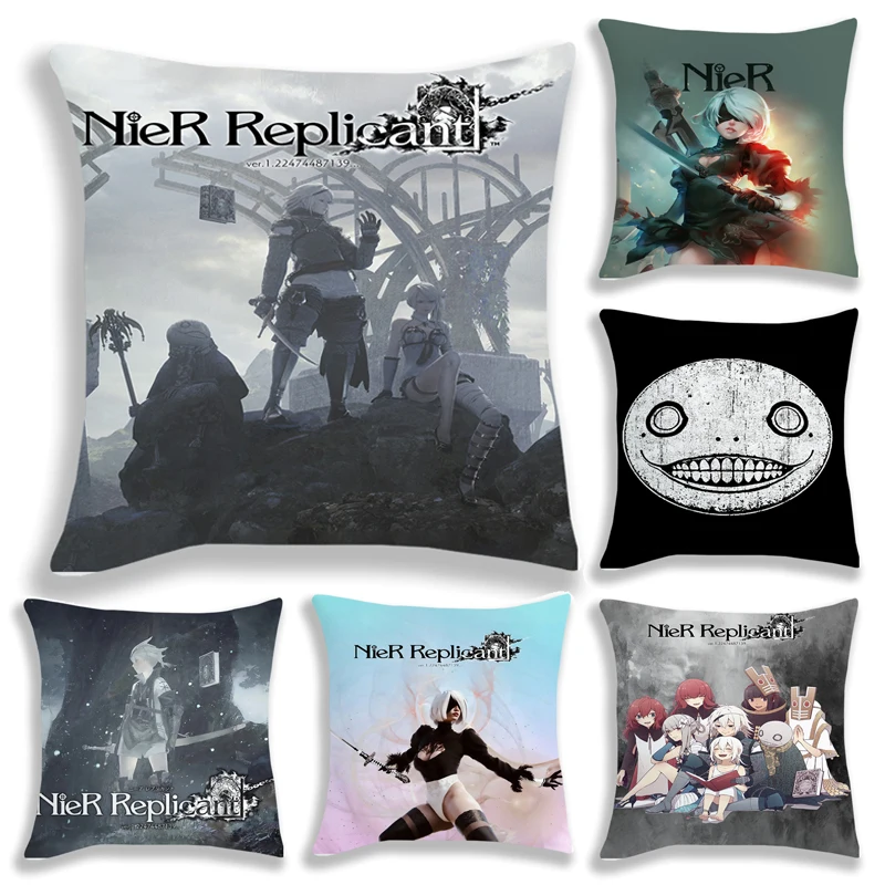 Hot NieR Replicant Cushion Cover Cartoon Pillow Case Living Room Sofa Car Throw Pillows Home Decoration Gift for Kids Boys Girls
Hot NieR Replicant Cushion Cover Cartoon Pillow Case Living Room Sofa Car Throw Pillows Home Decoration Gift for Kids Boys Girls