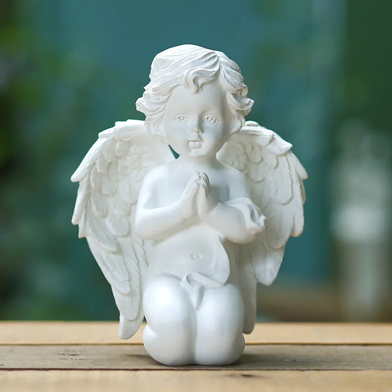 Статуя молитвенного ангела, креативное украшение из смолы ручной работы, настольное украшение для дома, гостиной, сада
Статуя молитвенного ангела, креативное украшение из смолы ручной работы, настольное украшение для дома, гостиной, сада