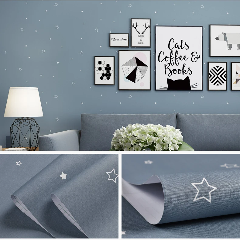 Self Adhesive Wallpaper Stars Pattern Decorative Films Waterproof Wall Sticker Kitchen Cabinet Furniture Renovation Viny Sticker
Self Adhesive Wallpaper Stars Pattern Decorative Films Waterproof Wall Sticker Kitchen Cabinet Furniture Renovation Viny Sticker