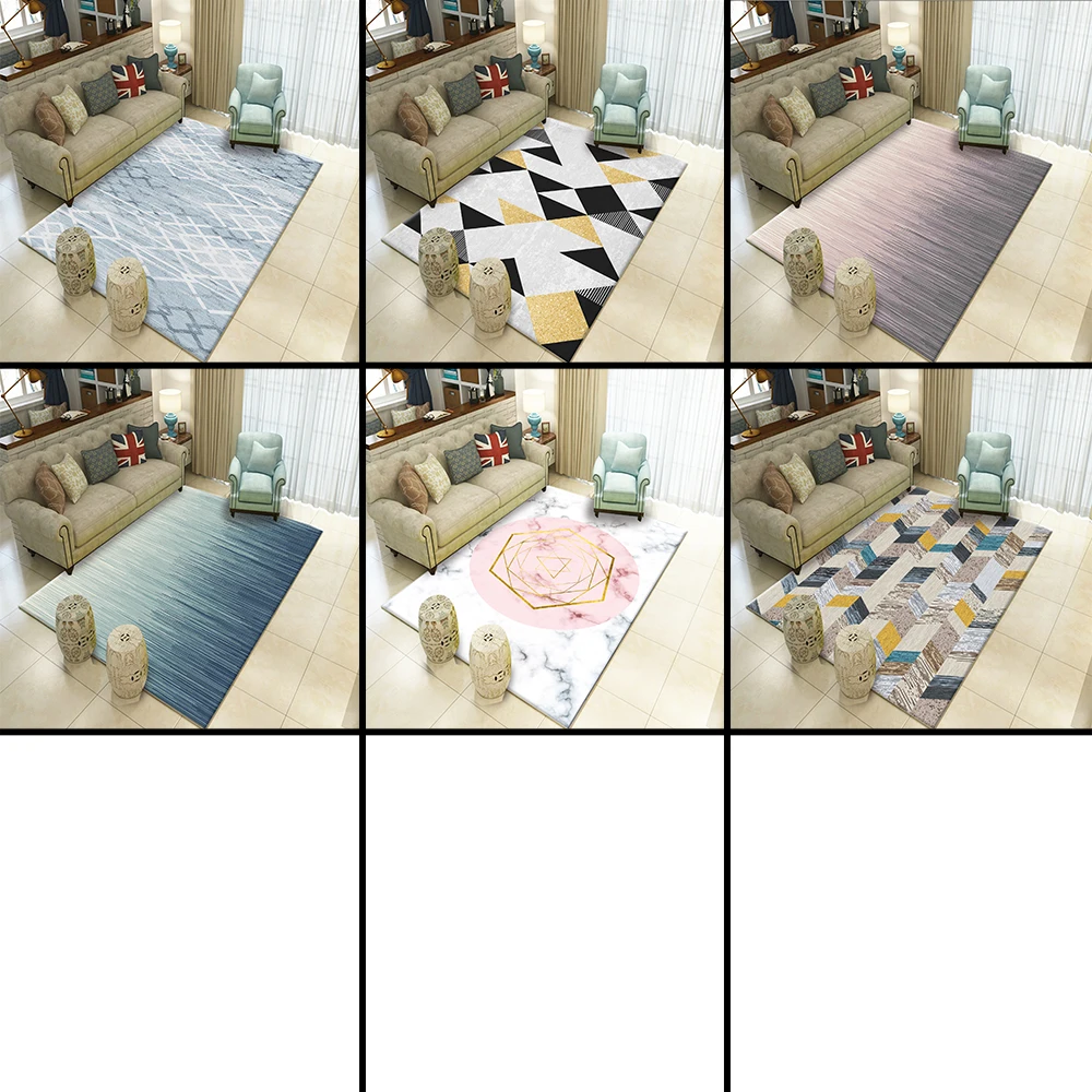 Modern Sofa Rug and Carpet Bedroom Living Room Mat Area Rugs Home Decor Flannel Anti Slip Geometric Big Carpet for Living Room
Modern Sofa Rug and Carpet Bedroom Living Room Mat Area Rugs Home Decor Flannel Anti Slip Geometric Big Carpet for Living Room