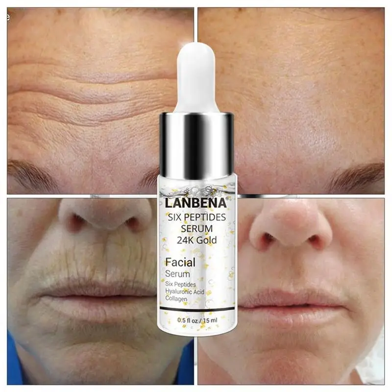 LANBENA 24k Golden Hexapeptide Original Essence Anti Aging Skin Firming Moisturizing Essence Care Whitening O9X1
LANBENA 24k Golden Hexapeptide Original Essence Anti Aging Skin Firming Moisturizing Essence Care Whitening O9X1