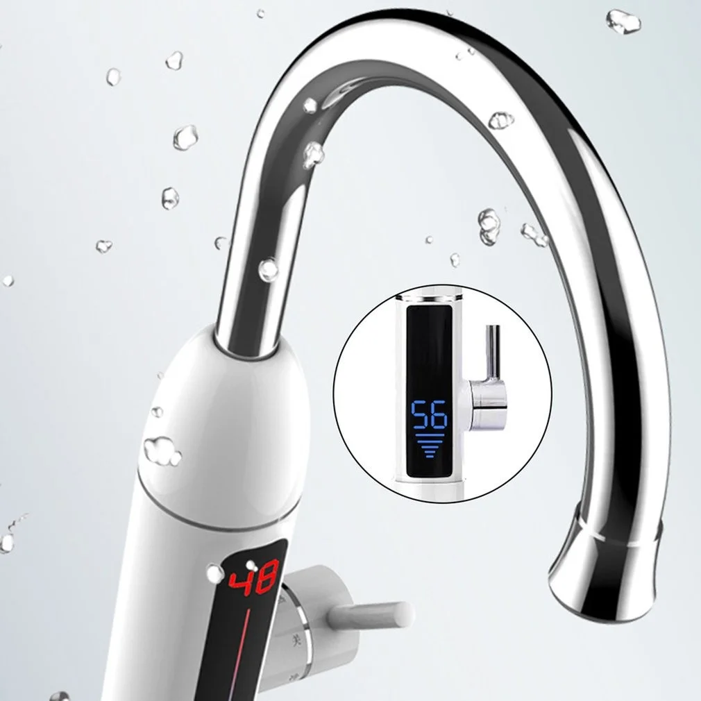 3000W Kitchen Faucet Stainless Stee LCD Display Instant Hot Water Tap Kitchen Tankless Instant Hot Water Heater Faucet
3000W Kitchen Faucet Stainless Stee LCD Display Instant Hot Water Tap Kitchen Tankless Instant Hot Water Heater Faucet