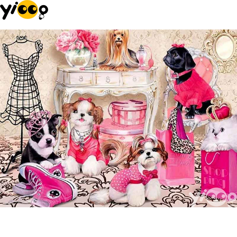 Full Square/Round Drill Diamond Painting Cross Stitch Embroidery Puppies in Bedroom Rhinestone Mosaic Home Decor Gift BX2269
Full Square/Round Drill Diamond Painting Cross Stitch Embroidery Puppies in Bedroom Rhinestone Mosaic Home Decor Gift BX2269