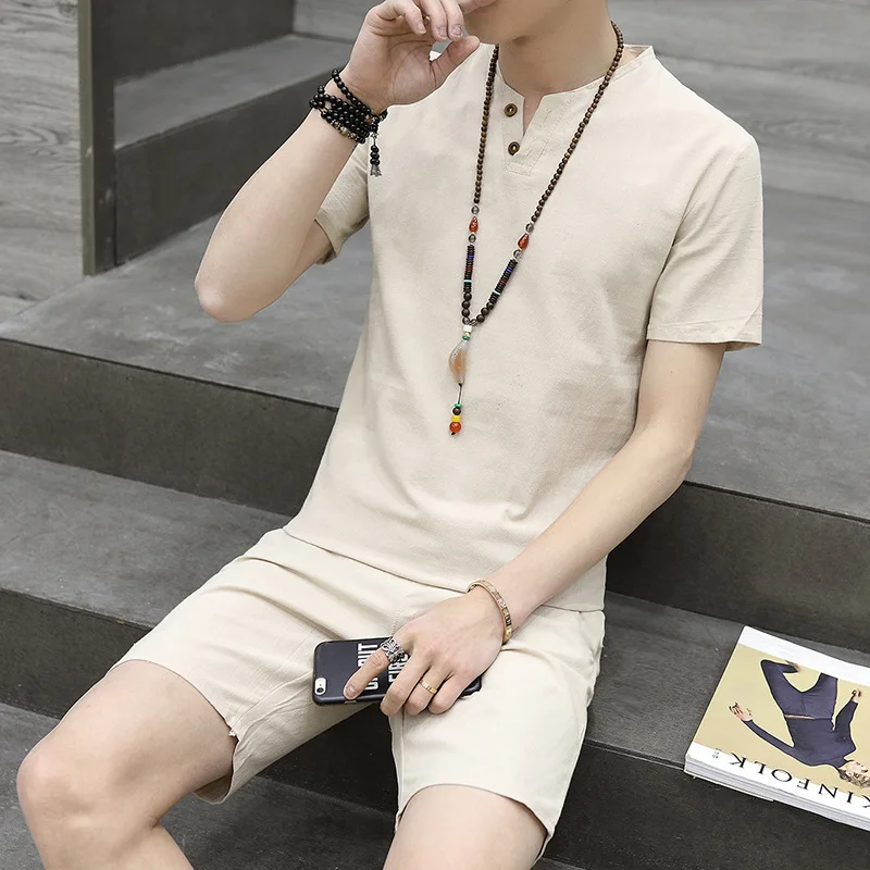 Prowow Solid Color V-neck Men's Suit Harajuk Leisure Short Tee Shirt Male 2021 Summer New Cotton Linen Man Tops Large Size 5xL
Prowow Solid Color V-neck Men's Suit Harajuk Leisure Short Tee Shirt Male 2021 Summer New Cotton Linen Man Tops Large Size 5xL