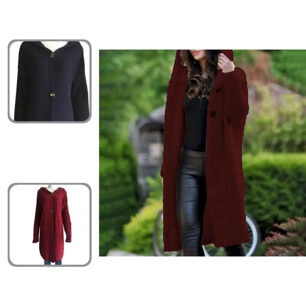 Knitted Coat Hooded Ultra Soft Warm Hooded Loose Knitted Coat Sweater Coat for Home
Knitted Coat Hooded Ultra Soft Warm Hooded Loose Knitted Coat Sweater Coat for Home