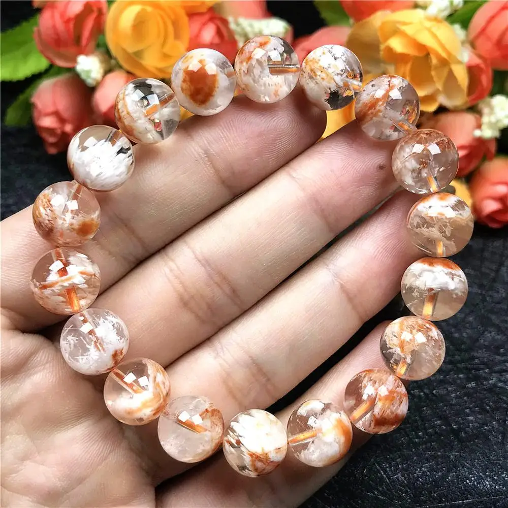 11mm Top Natural Cherry Phantom Quartz Bracelet For Women Men Crystal Round Beads Crystal Stretch Gemstone Fashion Jewelry AAAAA
11mm Top Natural Cherry Phantom Quartz Bracelet For Women Men Crystal Round Beads Crystal Stretch Gemstone Fashion Jewelry AAAAA