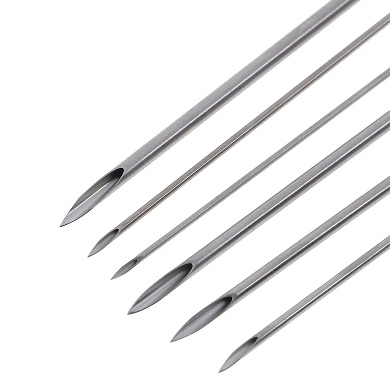 10pcs Disposable Sterile Body Piercing Needles Medical Tattoo Piercing Needles For Navel Nipple Ear Nose Lip 12g/14g/16g/18g/20g
10pcs Disposable Sterile Body Piercing Needles Medical Tattoo Piercing Needles For Navel Nipple Ear Nose Lip 12g/14g/16g/18g/20g