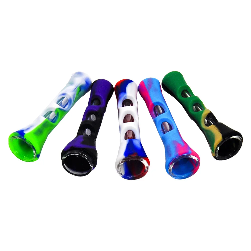 HORNET Horn Shape FDA Silicone & Glass Smoking Herb Pipe 20MM One Hitter Dugout Pipe Smoking Tobacco Cigarette Pipe Accessories
HORNET Horn Shape FDA Silicone & Glass Smoking Herb Pipe 20MM One Hitter Dugout Pipe Smoking Tobacco Cigarette Pipe Accessories