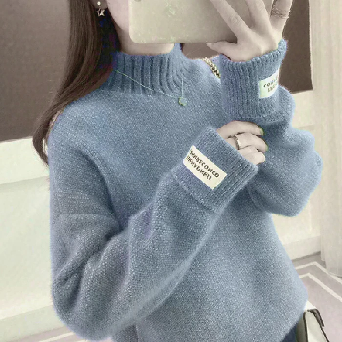 Women knitted cotton 2019 Women Sweater Autumn and Winter New Loose Sweater Pullover Warm Soft Full Sleeve
Women knitted cotton 2019 Women Sweater Autumn and Winter New Loose Sweater Pullover Warm Soft Full Sleeve