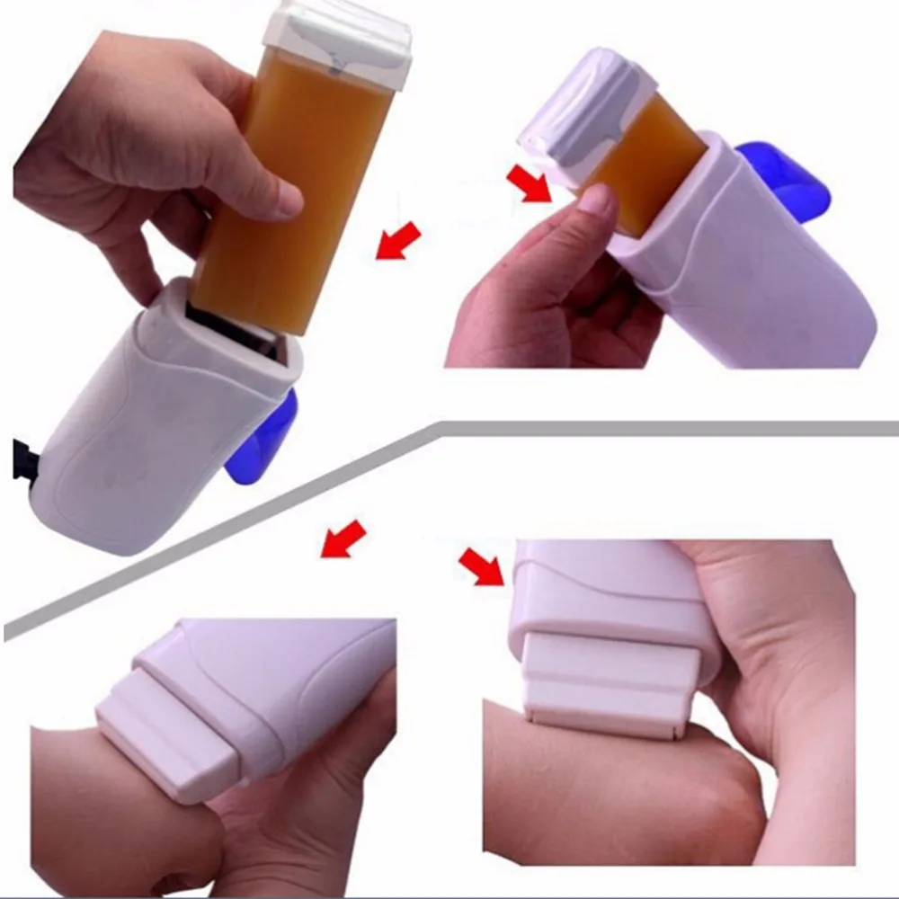 New Wax Cartridge Portable Epilator Roll On Depilatory Heater For Hair Removal For Depilation with EU Plug
New Wax Cartridge Portable Epilator Roll On Depilatory Heater For Hair Removal For Depilation with EU Plug