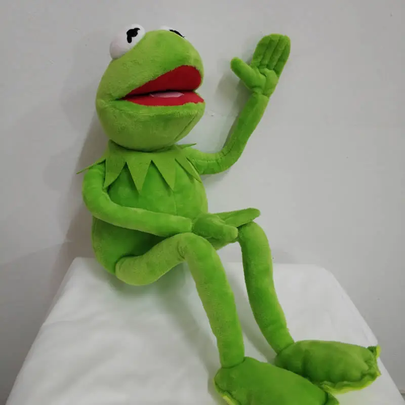 

45cm Cartoon The Muppets KERMIT FROG Plush Toys Soft Boy Stuffed Doll for Children Birthday Gift High Quality