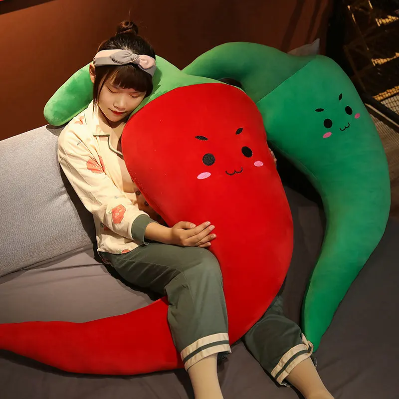 Kawaii Real Life Pepper Plush Toys Sofa Pillow Cushion Stuffed Cloth Vegetables Doll Baby Birthday Gift Room Decoration
Kawaii Real Life Pepper Plush Toys Sofa Pillow Cushion Stuffed Cloth Vegetables Doll Baby Birthday Gift Room Decoration