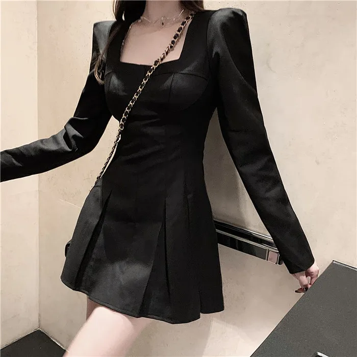 Dress 2021 Spring New Sexy Retro Square Collar Bottoming Pleated Dress Women's Small Fashion Women Fairy
Dress 2021 Spring New Sexy Retro Square Collar Bottoming Pleated Dress Women's Small Fashion Women Fairy