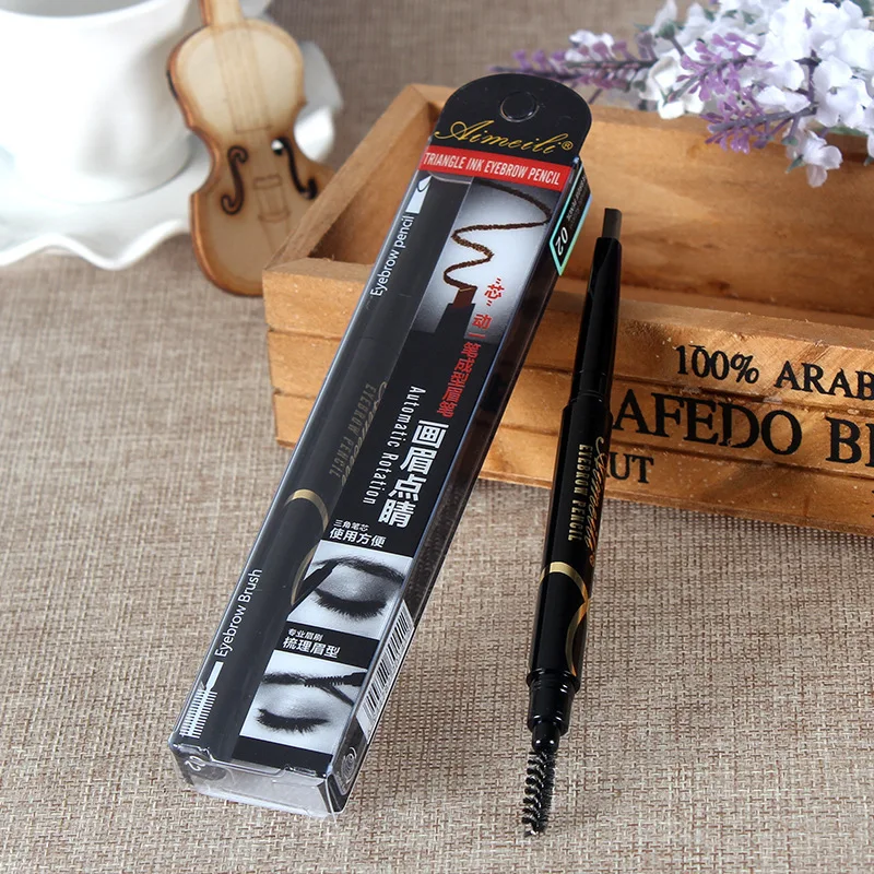 A Molding Double Headed Eyebrow Pencil A- line Rotating Automatic Eyebrow Pencil Waterproof And Sweatproof Not Smudge
A Molding Double Headed Eyebrow Pencil A- line Rotating Automatic Eyebrow Pencil Waterproof And Sweatproof Not Smudge