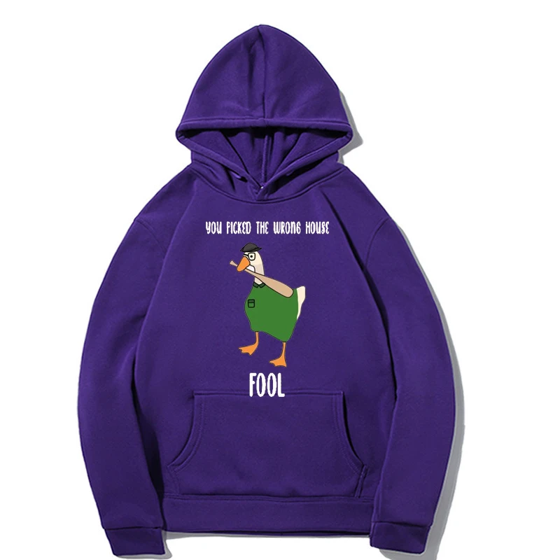 Cartoon Goose hoodie Autumn winter Sweatshirt unisex men and Women's Casual student Fashion Hooded Sweatshirt
Cartoon Goose hoodie Autumn winter Sweatshirt unisex men and Women's Casual student Fashion Hooded Sweatshirt