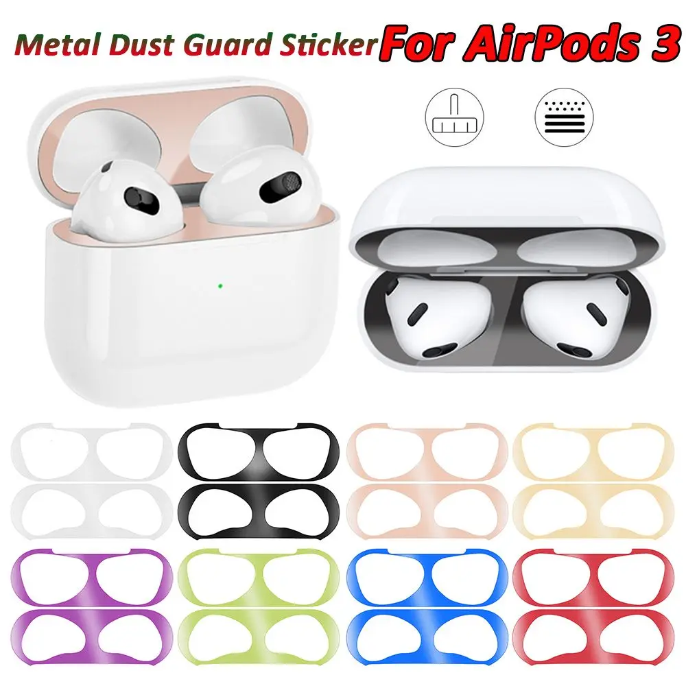 Metal Dust Guard Sticker Case for Apple AirPods 3 Earphone Cover for AirPods 3 Headphone Charging Box Protective Accessories
Metal Dust Guard Sticker Case for Apple AirPods 3 Earphone Cover for AirPods 3 Headphone Charging Box Protective Accessories