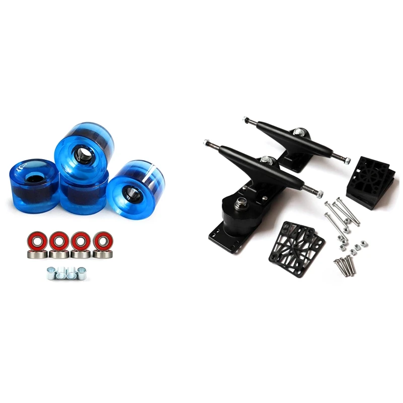 1 Set Skateboard Wheels Bearings ABEC-9 70X51mm & 1 Set Surf Surf Skate Bridges Spring Bracket Complete Set
1 Set Skateboard Wheels Bearings ABEC-9 70X51mm & 1 Set Surf Surf Skate Bridges Spring Bracket Complete Set