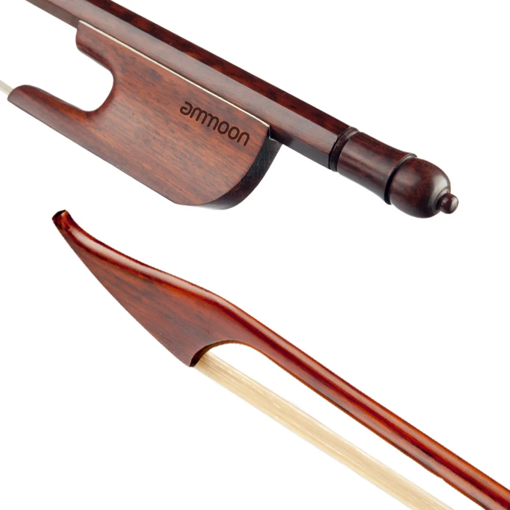 ammoon 4/4 Violin Bow Baroque Style Snakewood Round Stick Snakewood White Horsehair Well Balanced Violin Parts Accessories
ammoon 4/4 Violin Bow Baroque Style Snakewood Round Stick Snakewood White Horsehair Well Balanced Violin Parts Accessories